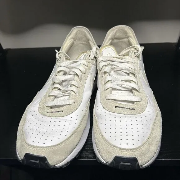 Nike Waffle One White Phantom Leather Sneakers Shoes DX9428-100 Men’s Sz 13 LTR