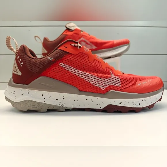 Nike Wildhorse 8 Picante Red Dark Pony Trail Hiking Running Sneakers Men's 12