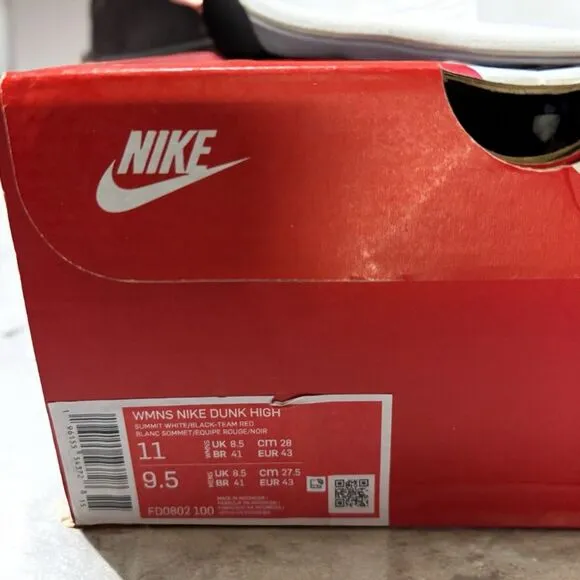 Nike WMNS Dunk High Multi-Color Gradient FD0802-100 Basketball Shoes Sneakers Sz