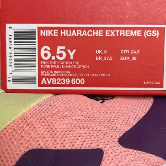 NIKE WMNS HUARACHE EXTREME PINK TINT / CITRON TINTSneakers AV8239 600