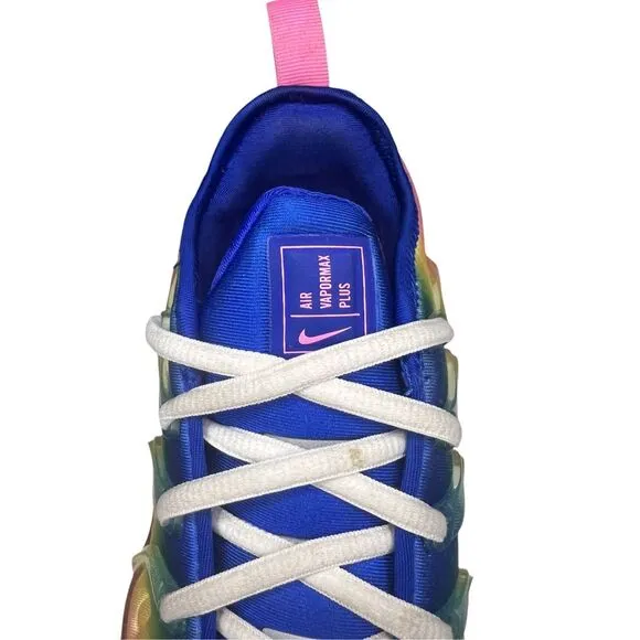 Nike Women’s 7.5 Air VaporMax Plus Activewear Shoes Cotton Candy Rainbow