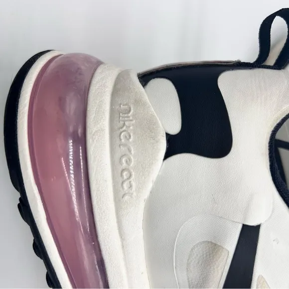 Nike women’s air max 270 react sneaker shoes, size 10.5 preowned