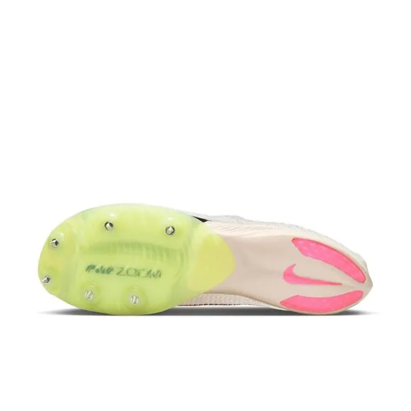Nike Womens Air Zoom Victory Track Running Cleats CD4385-101 White Pink Size 8.5