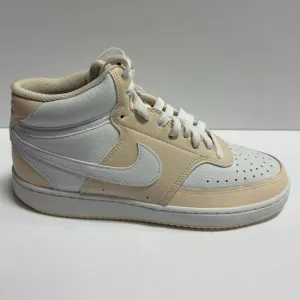 Nike Women’s Court Vision Mid Sneakers Ice/White, Size 8.5 M