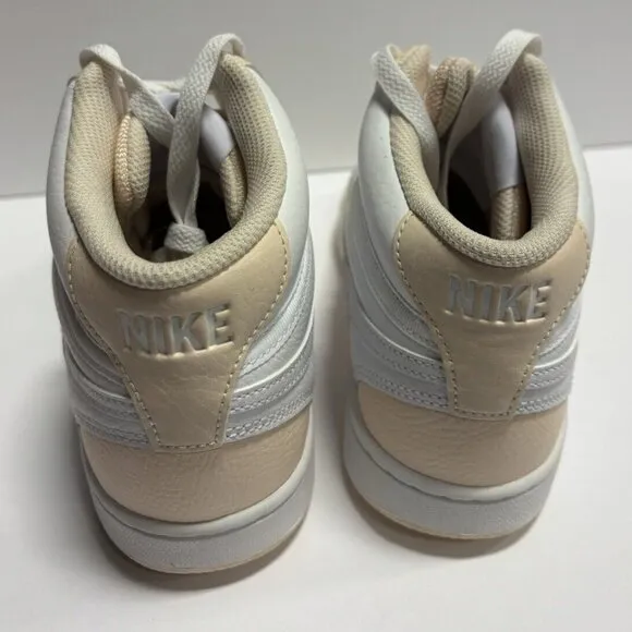 Nike Women’s Court Vision Mid Sneakers Ice/White, Size 8.5 M