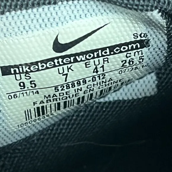 Nike Women's Dunk Sky High Hidden Wedge Black Lace Up Shoes