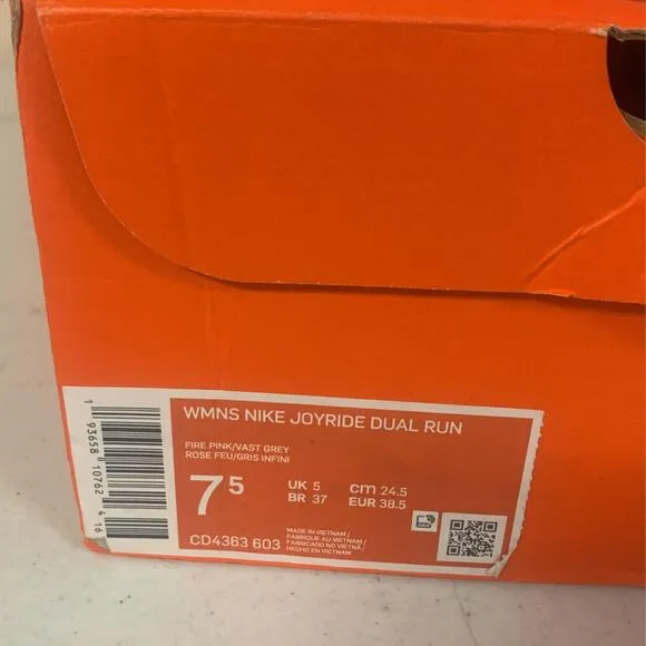 Nike Women’s Size 7.5 Joyride Dual Run Shoes, Fire Pink