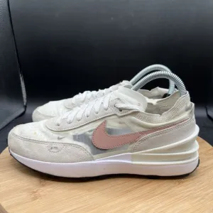 Nike Women’s Size 8 Waffle One Sail Ivory Pink Shoes Sneakers DN4696-102