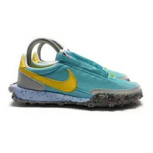 Nike Womens Waffle Racer Crater Bleached Aqua Speed Yellow Running Shoes Size 7