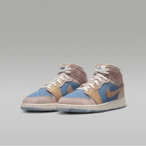 Nike Youth Air Jordan 1 Mid Zen Multicolor FN7495-400 GS Shoes Size 2Y