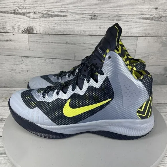 Nike Zoom Hyperenforcer XD Shoes Men’s 9.5  Blue Grey Cyber Obsidian. No Insoles
