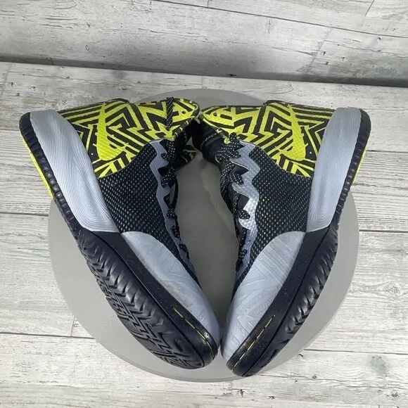 Nike Zoom Hyperenforcer XD Shoes Men’s 9.5  Blue Grey Cyber Obsidian. No Insoles