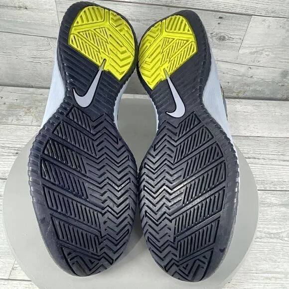 Nike Zoom Hyperenforcer XD Shoes Men’s 9.5  Blue Grey Cyber Obsidian. No Insoles