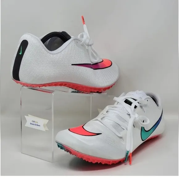 Nike Zoom Ja Fly 3 Men’s Size 13 White Ombre Track Shoes Spikes 865633-101 New