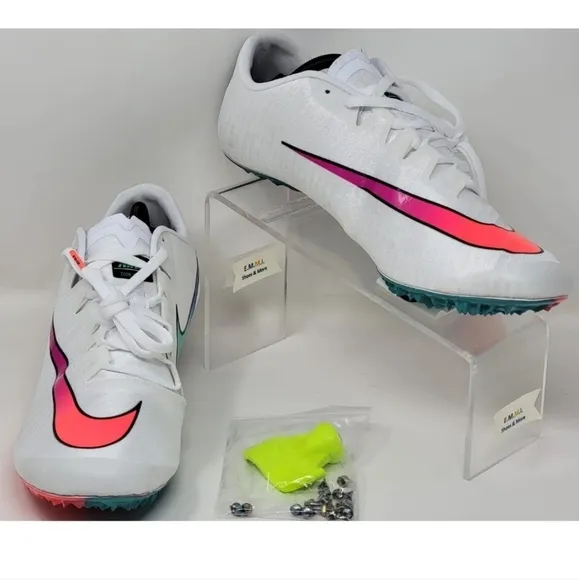 Nike Zoom Ja Fly 3 Men’s Size 13 White Ombre Track Shoes Spikes 865633-101 New