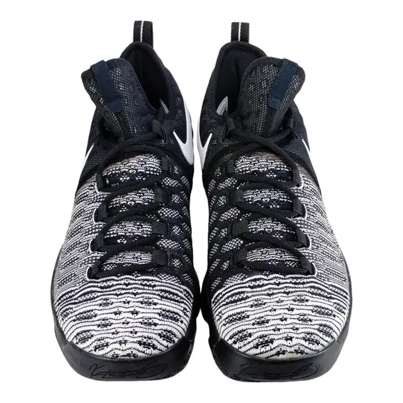 Nike Zoom Mens Size 9.5 KD 9 Oreo Mic Drop Black White Shoes 843392-010 Men’s