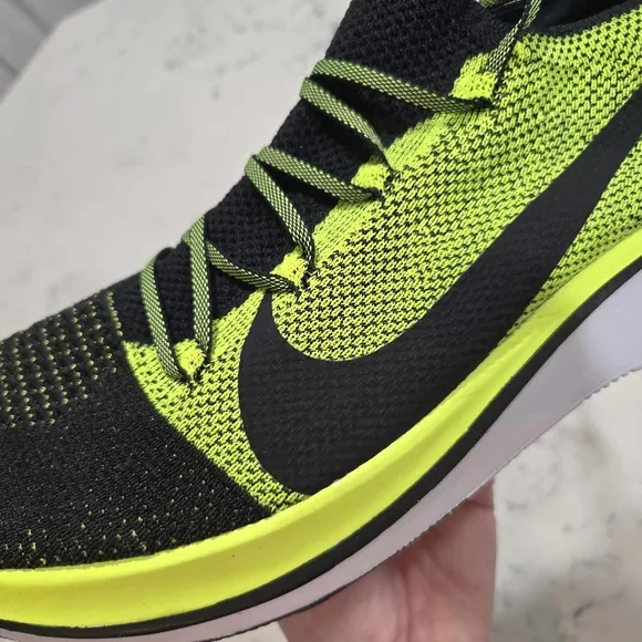 Nike Zoom Men’s SZ.12 Fly Flyknit &quot;Volt&quot; BV6103-002 Running Shoes New