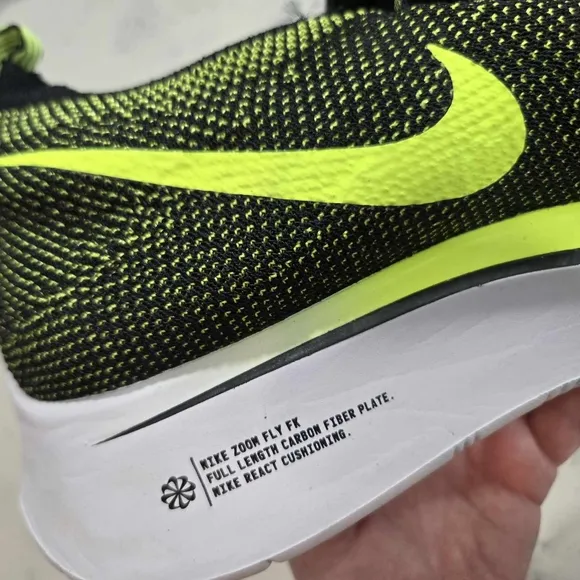 Nike Zoom Men’s SZ.12 Fly Flyknit &quot;Volt&quot; BV6103-002 Running Shoes New