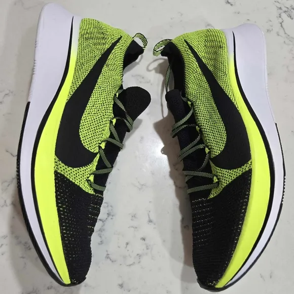 Nike Zoom Men’s SZ.12 Fly Flyknit &quot;Volt&quot; BV6103-002 Running Shoes New