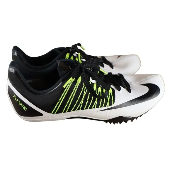 Nike Zoom Rival S 7 Men’s 11.5 White/Black/Volt 629226-107 Track Spikes