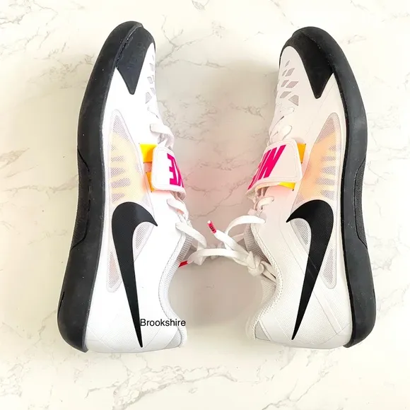 Nike Zoom Rival SD 2 Throwing Shoes Men’s Size 10 White Hyper Pink 685134-102