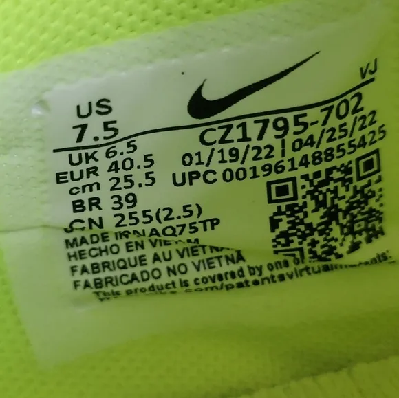 Nike Zoom Rival XC 5M CZ1795-702 Men’s Size Multi Green Running Cleats New