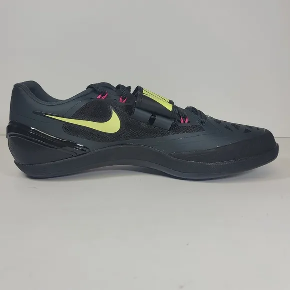 Nike Zoom Rotational 6 Black Pink Throwing Shoes 685131-004 Men’s Size