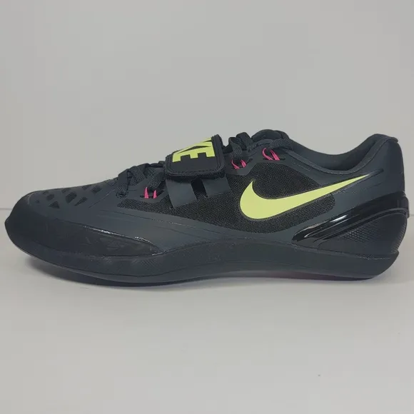Nike Zoom Rotational 6 Black Pink Throwing Shoes 685131-004 Men’s Size