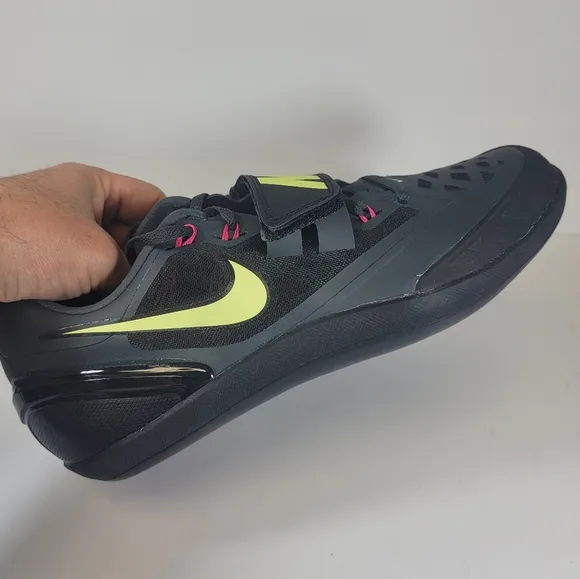 Nike Zoom Rotational 6 Black Pink Throwing Shoes 685131-004 Men’s Size
