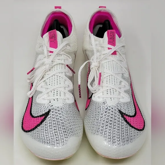 Nike Zoom SuperFly Elite 2 Sail Pink Track Spikes Mens Size 12.5 CD4382-400 New