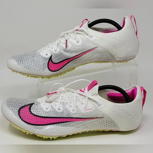 Nike Zoom SuperFly Elite 2 Sail Pink Track Spikes Mens Size 12.5 CD4382-400 New