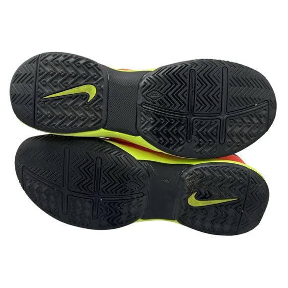 Nike Zoom Vapor 9.5 Tour WM's 8 Tennis Shoes Hyper Orange Black Volt 631475-801