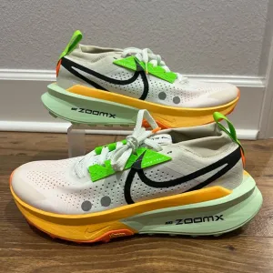 Nike Zoomx Zegama Trail 2 Summit White-Black Shoes FD5190-100 Men’s Size