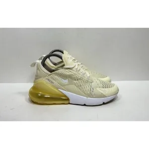 Nike Air Max 270 Coconut Milk White Yellow DJ5991-100 Women's Size 7 Shoes