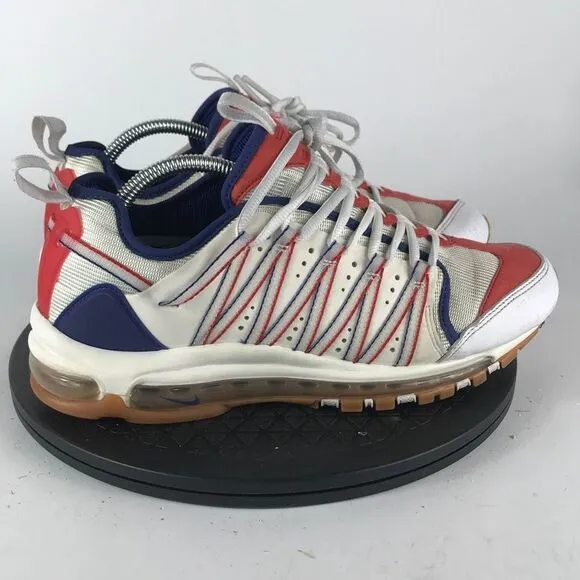 Nike Air Max 97 Haven Clot Red/Blue/White Shoes AO2134-101 Women’s Size 9.5