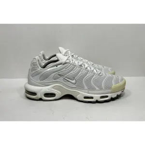 Nike Air Max Plus TN Triple White Shoes Sneaker 604133-139 Men’s Size 12
