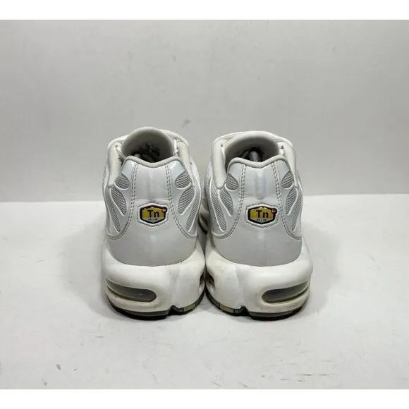 Nike Air Max Plus TN Triple White Shoes Sneaker 604133-139 Men’s Size 12