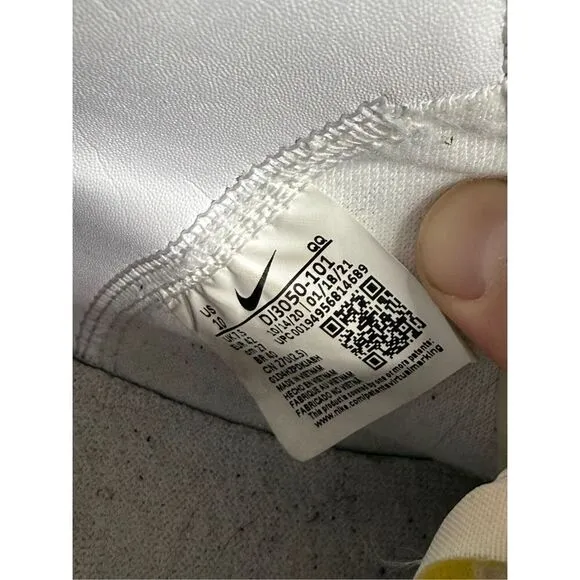 Nike Blazer Mid Essential Women 10 Sneakers White Opti Yellow Shoes DJ3050-101