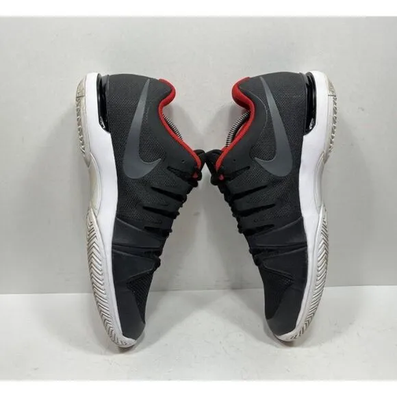 Nike Federer Zoom Vapor Tour Black Red Tennis Shoes Men’s Size 10.5 631458-007