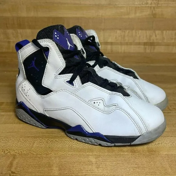 Nike Jordan Air True Flight Unisex Kids Basketball Shoes White US 1.5Y 343796-15