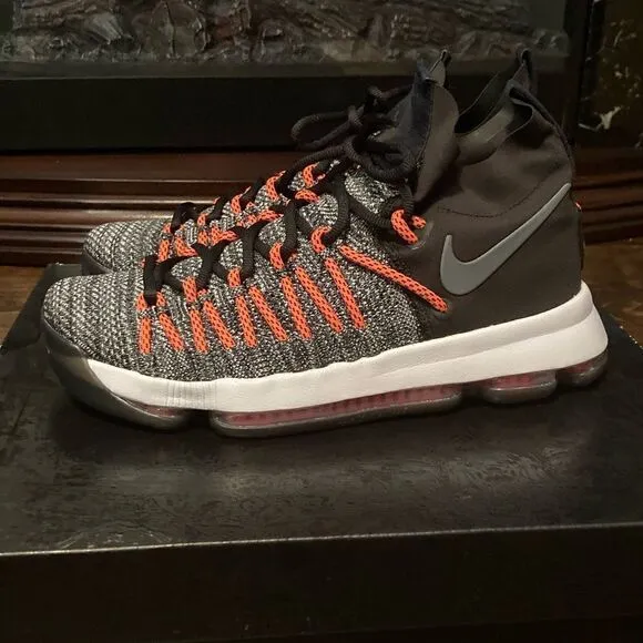 Nike KD 9 Elite, Black/White Dark Basketball Shoes Men’s Size: 7