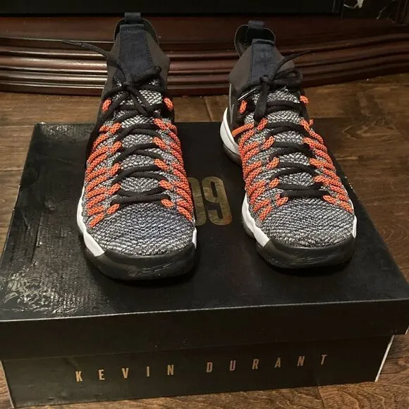 Nike KD 9 Elite, Black/White Dark Basketball Shoes Men’s Size: 7