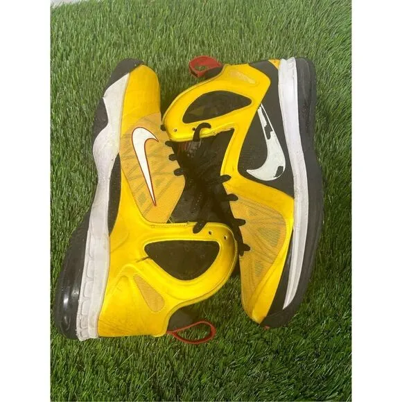 Nike Lebron 9 P.S. Elite Taxi Yellow Black Size 11.5 Sneakers Shoes 516958-700