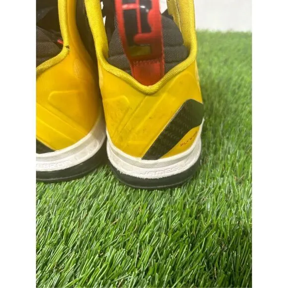 Nike Lebron 9 P.S. Elite Taxi Yellow Black Size 11.5 Sneakers Shoes 516958-700