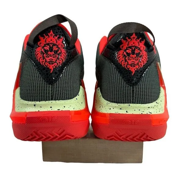 Nike LeBron Witness 7 Basketball Shoes Alligator Volt Crimson Men’s Size 7.5
