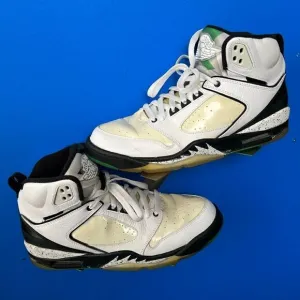 Nike Retro Air Jordan Sixty Plus 60 Shoes White Green 364806-131 Men’s Size 10.5