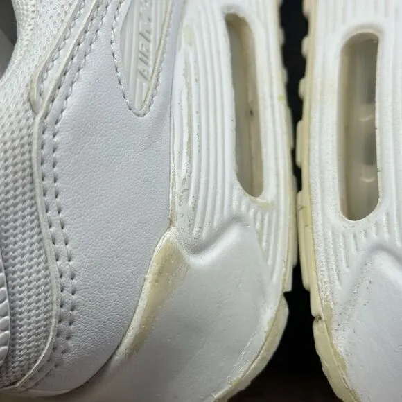 Nike~Women’s~Air Max 90 (DH8010-100) White Running Shoes Sneakers~Size 7.5