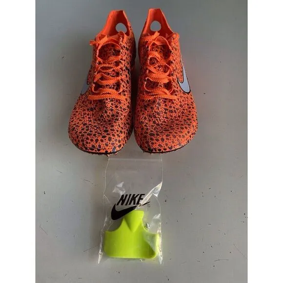 Nike Zoom Dragonfly 2 Orange Black Electric Pack Track Spikes FV2326-900 Sz 7.5