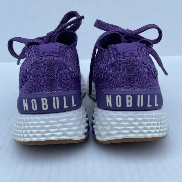 NOBULL Diamond Knit Runner Lightweight Running Shoes Unisex M 7 / W 8.5 Purple