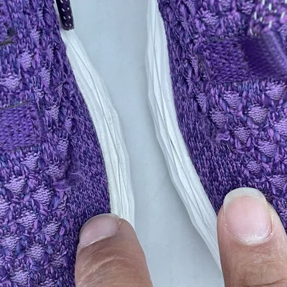 NOBULL Diamond Knit Runner Lightweight Running Shoes Unisex M 7 / W 8.5 Purple